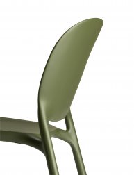 Стул пластиковый Scab Design Hug Go Green оливковый