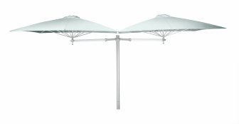 Зонт профессиональный двухкупольный 2.3х4.6 м Duo Paraflex
