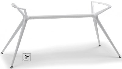 Metropolis XL Подстолье металлическое двойное