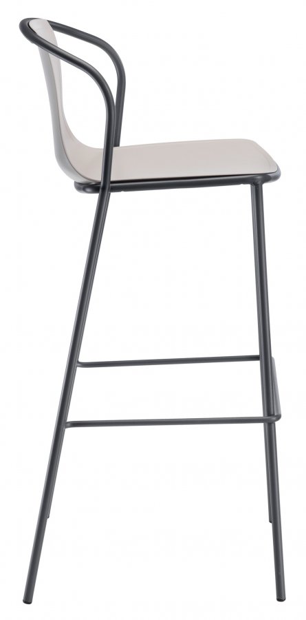 Стул пластиковый барный Gaber Kasia Stool 76 бежевый