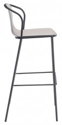 Стул пластиковый барный Gaber Kasia Stool 76 бежевый