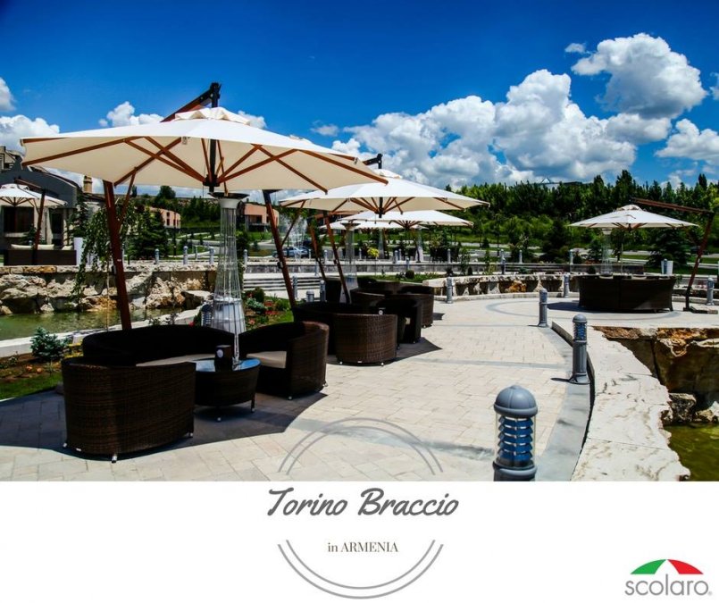 Зонт профессиональный Ø3.5 м Torino Braccio