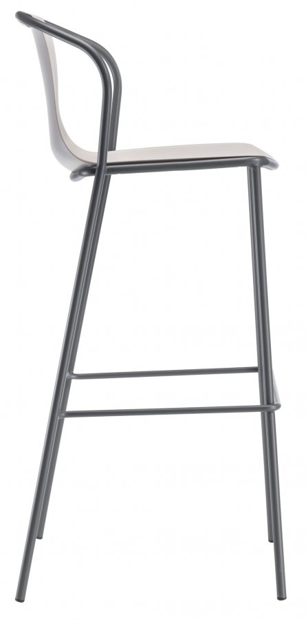 Стул пластиковый барный Gaber Kasia Stool 76 бежевый