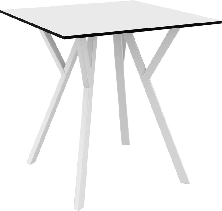 Стол пластиковый Max Table 70, белый, 700х700х740 мм