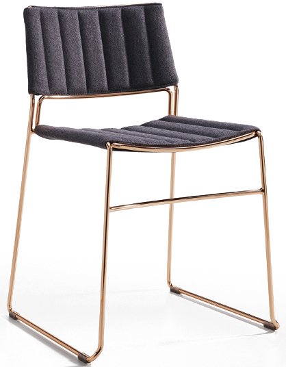 Стул с обивкой Slim S M TS