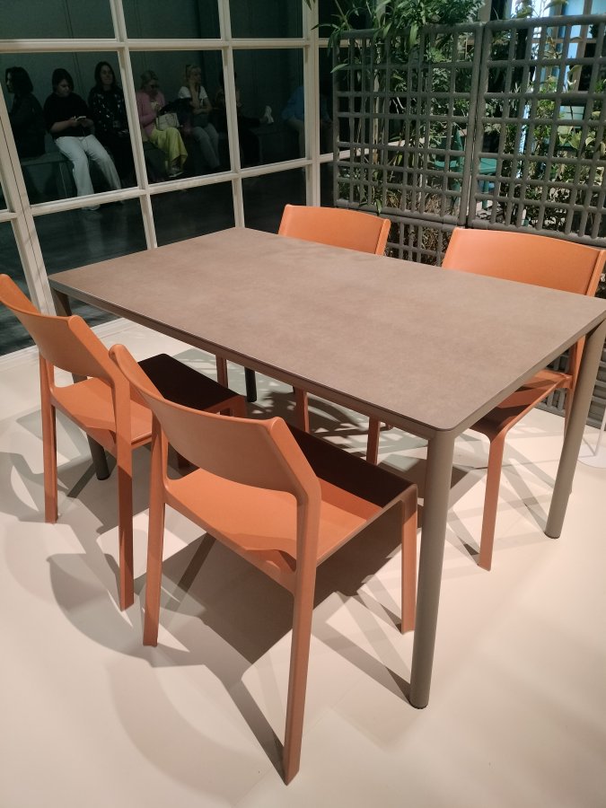 Стул пластиковый Nardi Trill Bistrot кирпичный