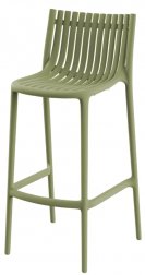 Стул пластиковый барный Vondom Ibiza Basic нефритовый