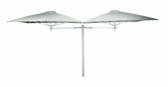 Зонт профессиональный двухкупольный 2.3х4.6 м Duo Paraflex