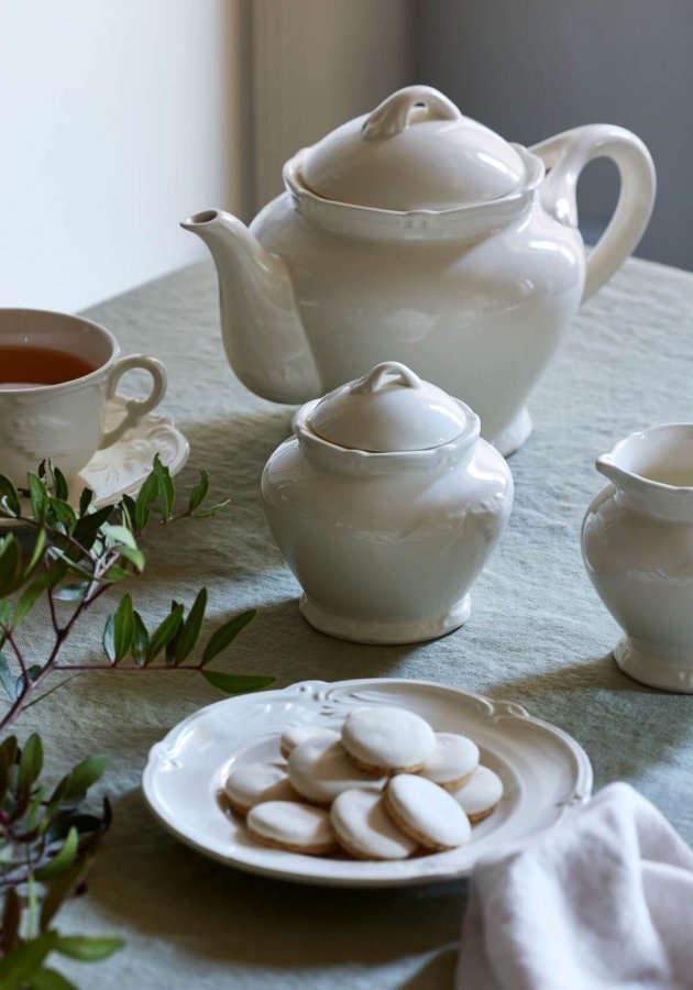 Блюдо прямоугольное Rocaille Blanc