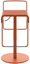 Стул барный с обивкой Kastel Kyro оранжевый