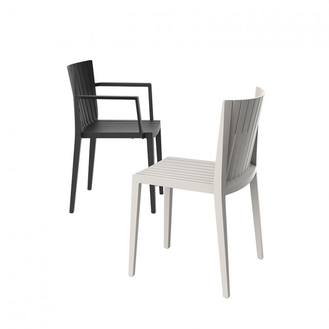 Стул пластиковый Vondom Spritz Basic слоновая кость