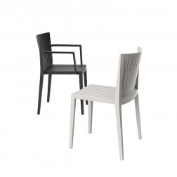 Стул пластиковый Vondom Spritz Basic слоновая кость