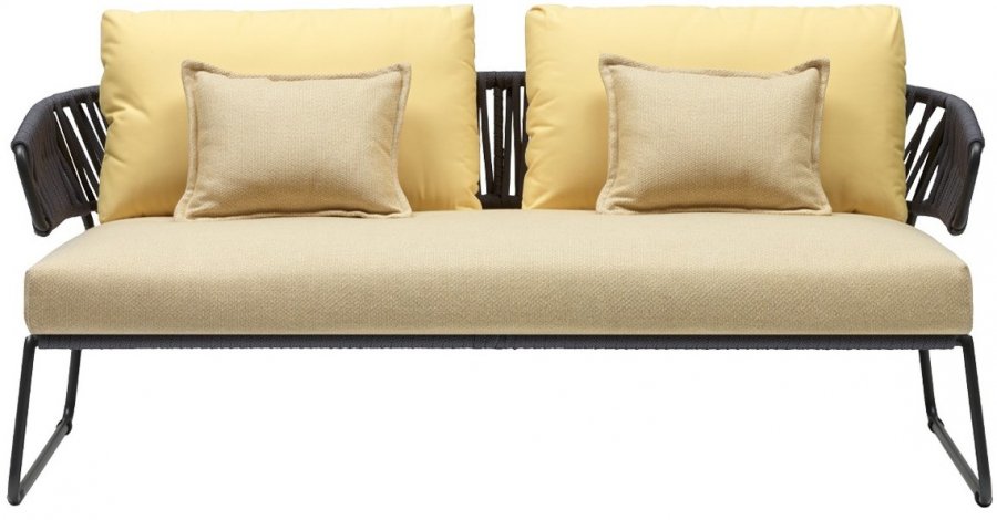 Диван плетеный с подушками Lisa Sofa Filo