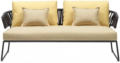 Lisa Sofa Filo Диван плетеный с подушками