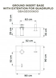 База для крепления зонта в грунт Base 10 кг-thumbs-Фото3