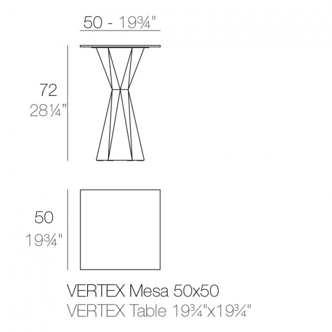 Стол обеденный ламинированный Vertex Basic