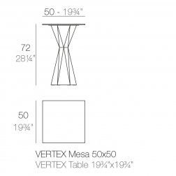 Стол обеденный ламинированный Vertex Basic