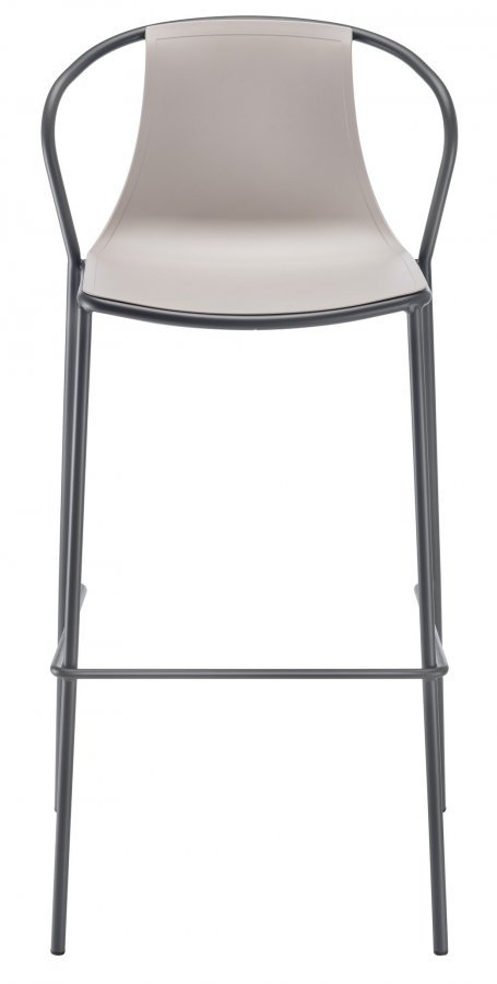 Стул пластиковый барный Gaber Kasia Stool 76 бежевый