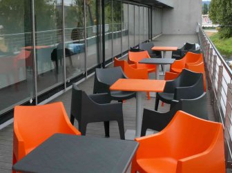 Кресло пластиковое Scab Design Coccolona антрацит