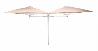 Зонт профессиональный двухкупольный 2.3х4.6 м Duo Paraflex