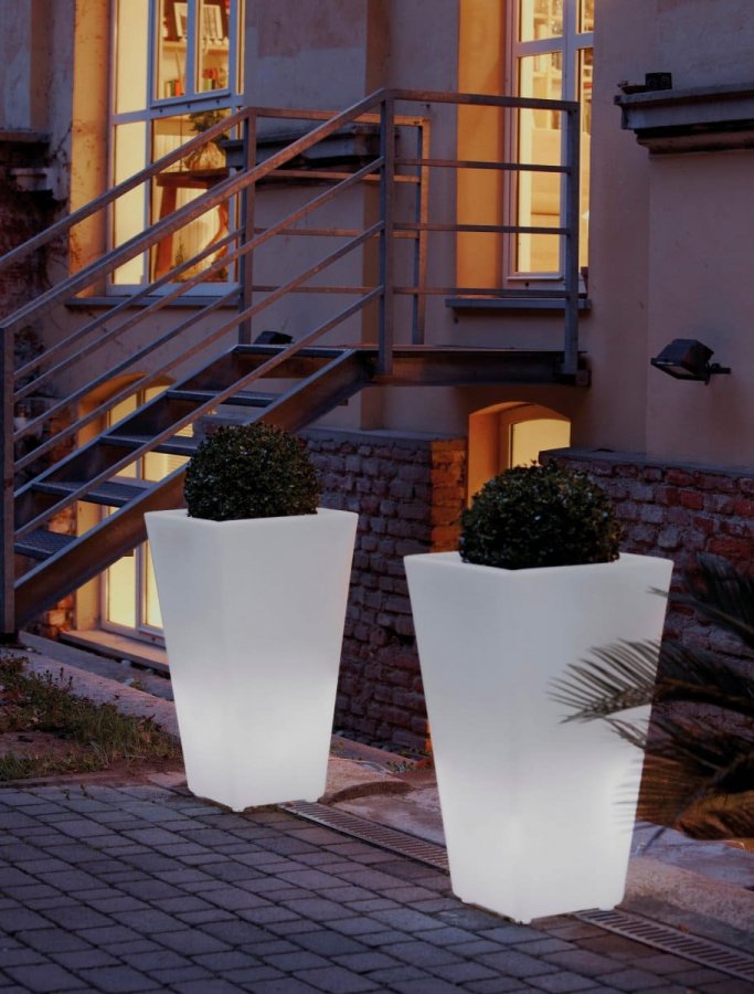 Кашпо пластиковое светящееся Y-Pot Lighting