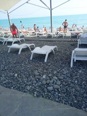 Пляж Bridge Resort, г. Сочи (перенесен)