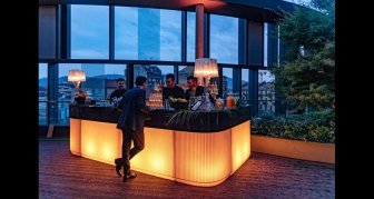 Стойка пластиковая барная светящаяся Cordiale Art Deco Lighting