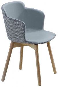 Calla P L_C TS Кресло деревянное с обивкой