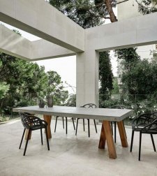 Кресло пластиковое PAPATYA Flora антрацит матовый