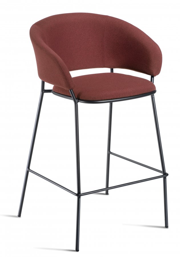 Кресло полубарное с обивкой Gaber Nuta Light Plus Stool 67