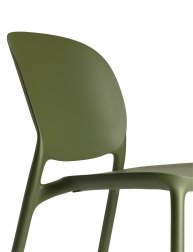 Стул пластиковый Scab Design Hug Go Green оливковый