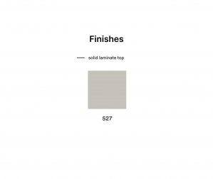 Столешница круглая Solid Laminate