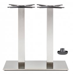 Подстолье металлическое двойное Inox