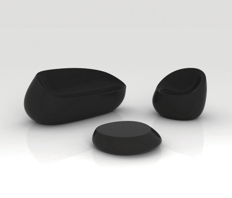 Лаунж-кресло пластиковое Stone Basic