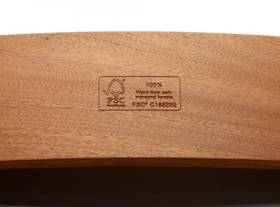Кресло деревянное Scab Design Si-Si Wood антрацит, красное дерево