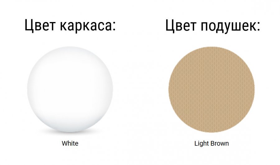 Диван пластиковый двухместный с подушками Portofino Lounge