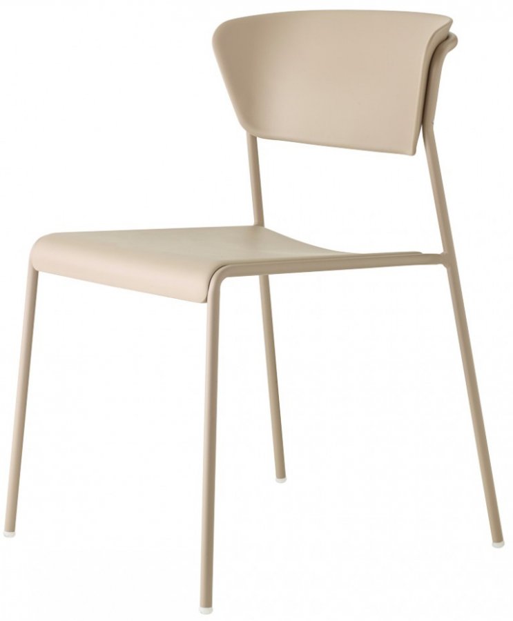 Стул пластиковый Scab Design Lisa Technopolymer Go Green тортора