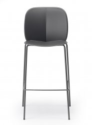 Стул пластиковый барный Scab Design Mentha Go Green антрацит