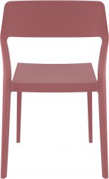 Стул пластиковый Siesta Contract Snow марсала
