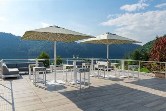 Зонт профессиональный телескопический 4х5 м Minosse