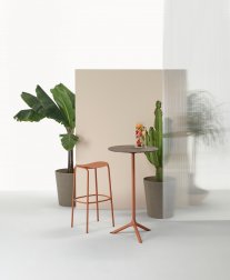 Табурет металлический барный Scab Design Trick терракотовый