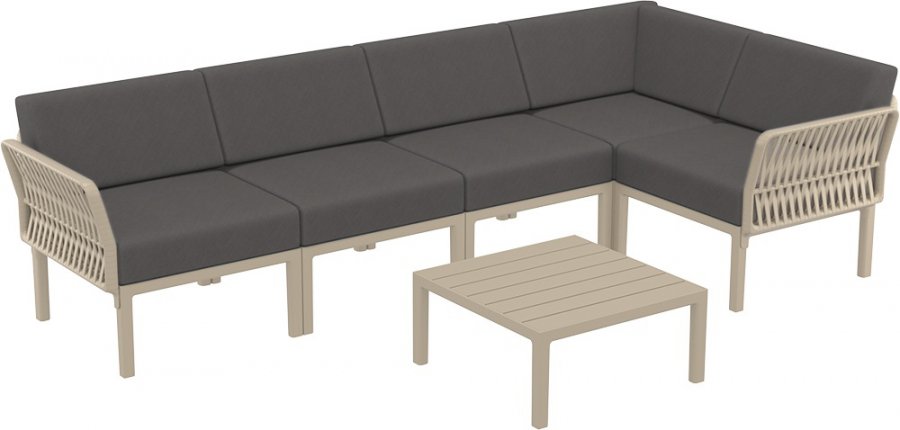 Комплект пластиковой мебели Portofino Lounge Corner