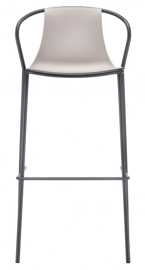 Стул пластиковый барный Gaber Kasia Stool 76 бежевый