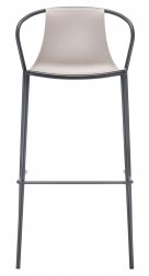 Стул пластиковый барный Gaber Kasia Stool 76 бежевый