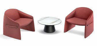 Кресло с обивкой Majorette Lounge