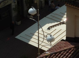 Зонт профессиональный двухкупольный 2.5х5 м Gemelli Split