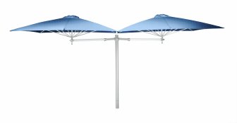 Зонт профессиональный двухкупольный 2.3х4.6 м Duo Paraflex