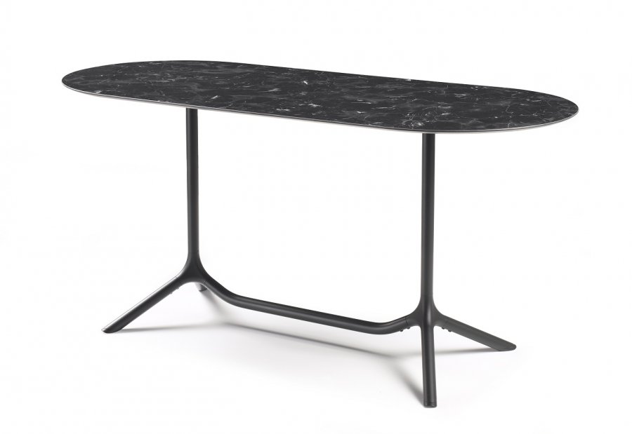 Столешница овальная Compact Laminate для подстолья Tripe Double