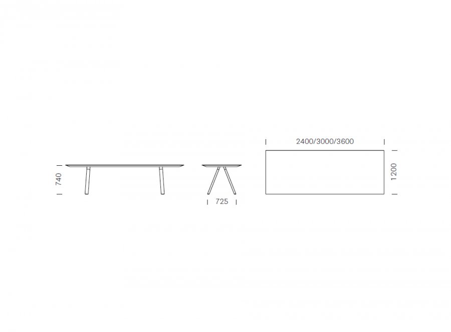 Стол ламинированный Arki-Table Wood