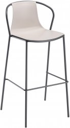 Стул пластиковый барный Gaber Kasia Stool 76 бежевый